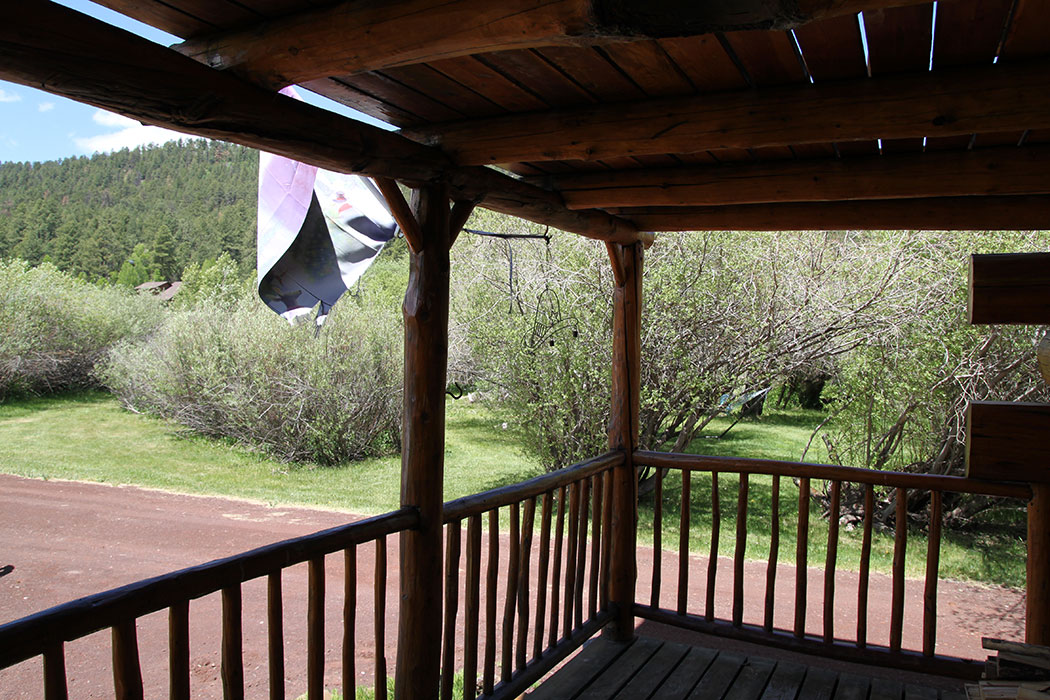 Lower front deck view